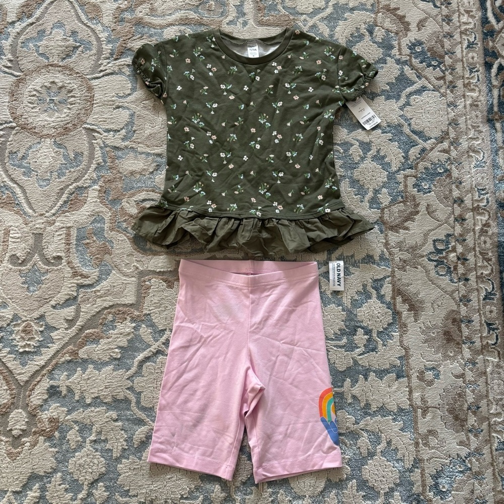 NWT Old Navy + Carters Girls Top & Shorts